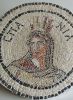 Reproduktion römisches Mosaik Allegorische Darstellung von Hispania