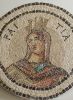 Reproduktion römisches Mosaik Allegorische Darstellung von Raetia