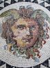 Reproduktion römisches Mosaik Darstellung der Medusa