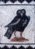 Reproduktion römisches Mosaik Eule